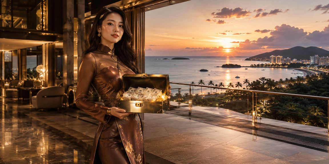 Người chơi tại Phú Quốc trong trang phục áo dài tham gia cá cược casino theo quy định điều khoản