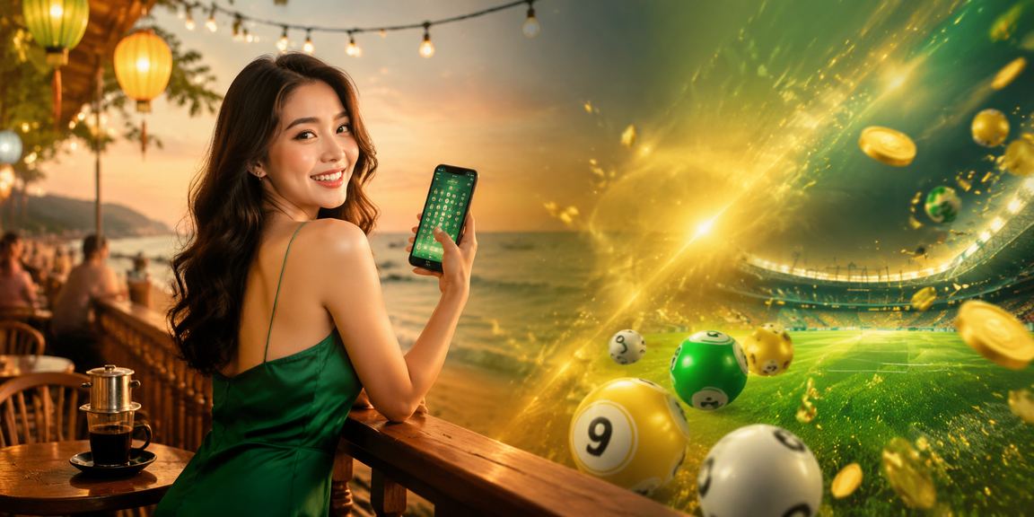 Người dùng Vũng Tàu tham khảo tỷ lệ cược và xổ số trực tuyến bên ly cà phê